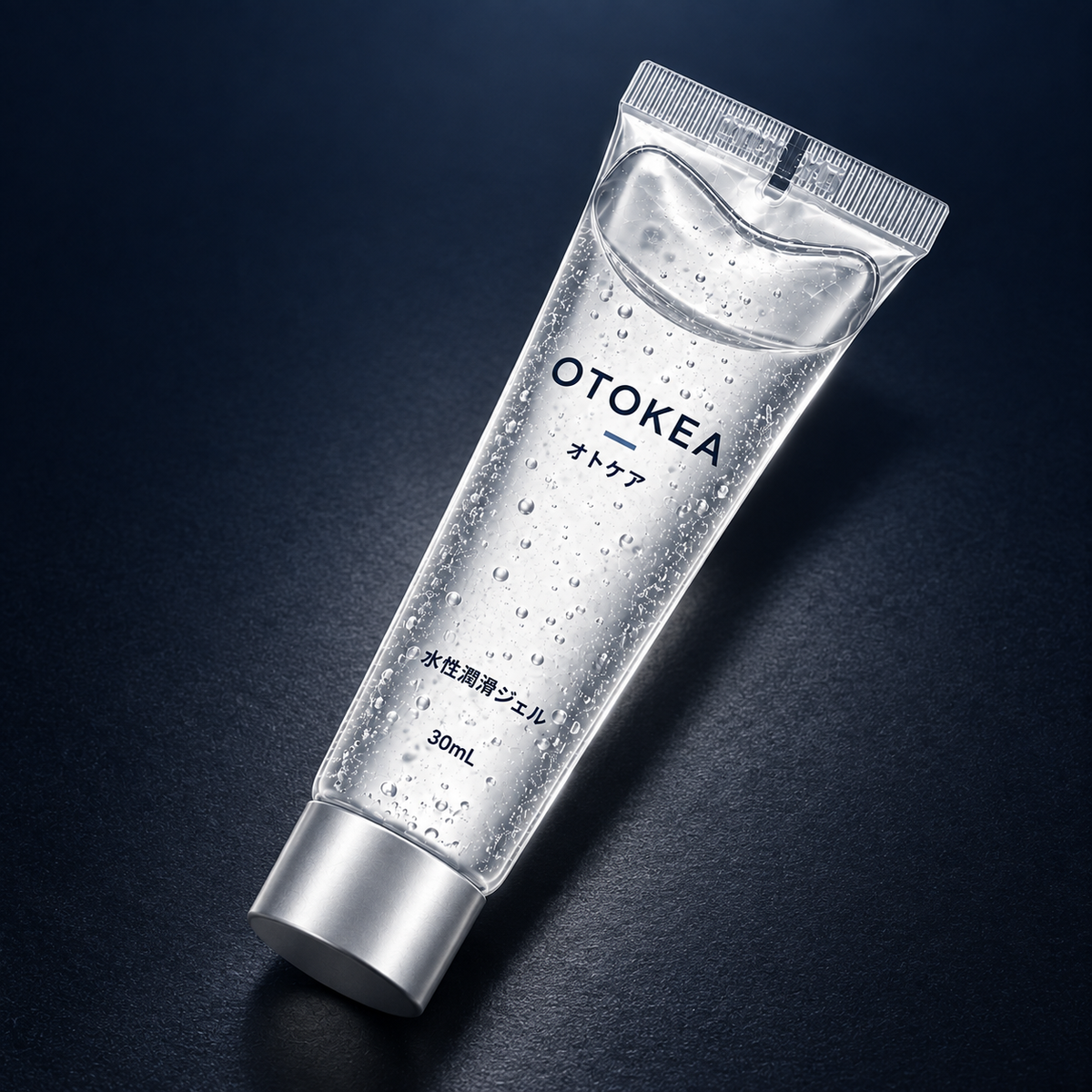 OTOKEA WATER GEL 30mLのチューブを斜めから見た商品イメージ